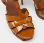 Yves Saint Laurent Vintage Pre-owned Leather sandals Brown Dames - Thumbnail 7