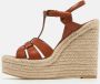 Yves Saint Laurent Vintage Pre-owned Leather sandals Brown Dames - Thumbnail 2