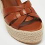 Yves Saint Laurent Vintage Pre-owned Leather sandals Brown Dames - Thumbnail 8