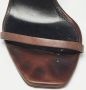 Yves Saint Laurent Vintage Pre-owned Leather sandals Brown Dames - Thumbnail 7