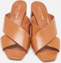 Yves Saint Laurent Vintage Pre-owned Leather sandals Brown Dames - Thumbnail 3