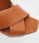 Yves Saint Laurent Vintage Pre-owned Leather sandals Brown Dames - Thumbnail 7