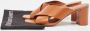 Yves Saint Laurent Vintage Pre-owned Leather sandals Brown Dames - Thumbnail 9