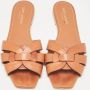 Yves Saint Laurent Vintage Pre-owned Leather sandals Brown Dames - Thumbnail 3