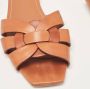 Yves Saint Laurent Vintage Pre-owned Leather sandals Brown Dames - Thumbnail 8