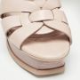 Yves Saint Laurent Vintage Pre-owned Leather sandals Pink Dames - Thumbnail 7
