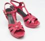 Yves Saint Laurent Vintage Pre-owned Leather sandals Pink Dames - Thumbnail 4