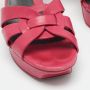 Yves Saint Laurent Vintage Pre-owned Leather sandals Pink Dames - Thumbnail 7