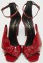 Yves Saint Laurent Vintage Pre-owned Leather sandals Red Dames - Thumbnail 3