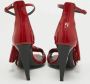 Yves Saint Laurent Vintage Pre-owned Leather sandals Red Dames - Thumbnail 5