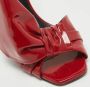 Yves Saint Laurent Vintage Pre-owned Leather sandals Red Dames - Thumbnail 7