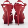 Yves Saint Laurent Vintage Pre-owned Leather sandals Red Dames - Thumbnail 5