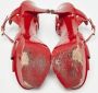 Yves Saint Laurent Vintage Pre-owned Leather sandals Red Dames - Thumbnail 6