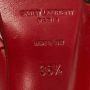 Yves Saint Laurent Vintage Pre-owned Leather sandals Red Dames - Thumbnail 8