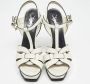 Yves Saint Laurent Vintage Pre-owned Leather sandals White Dames - Thumbnail 3