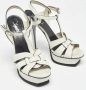 Yves Saint Laurent Vintage Pre-owned Leather sandals White Dames - Thumbnail 4