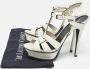 Yves Saint Laurent Vintage Pre-owned Leather sandals White Dames - Thumbnail 9