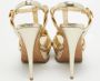 Yves Saint Laurent Vintage Pre-owned Leather sandals Yellow Dames - Thumbnail 5