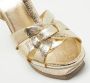 Yves Saint Laurent Vintage Pre-owned Leather sandals Yellow Dames - Thumbnail 7