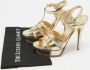 Yves Saint Laurent Vintage Pre-owned Leather sandals Yellow Dames - Thumbnail 9