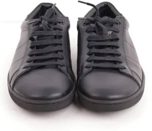 Yves Saint Laurent Vintage Pre-owned Leather sneakers Black Heren