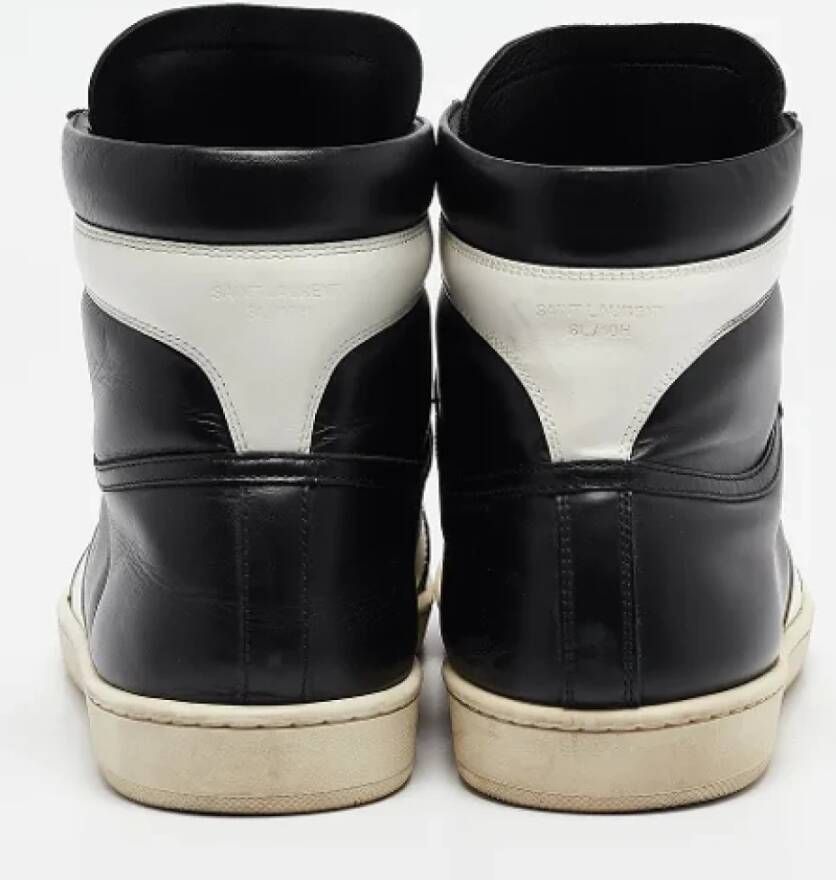 Yves Saint Laurent Vintage Pre-owned Leather sneakers Black Heren