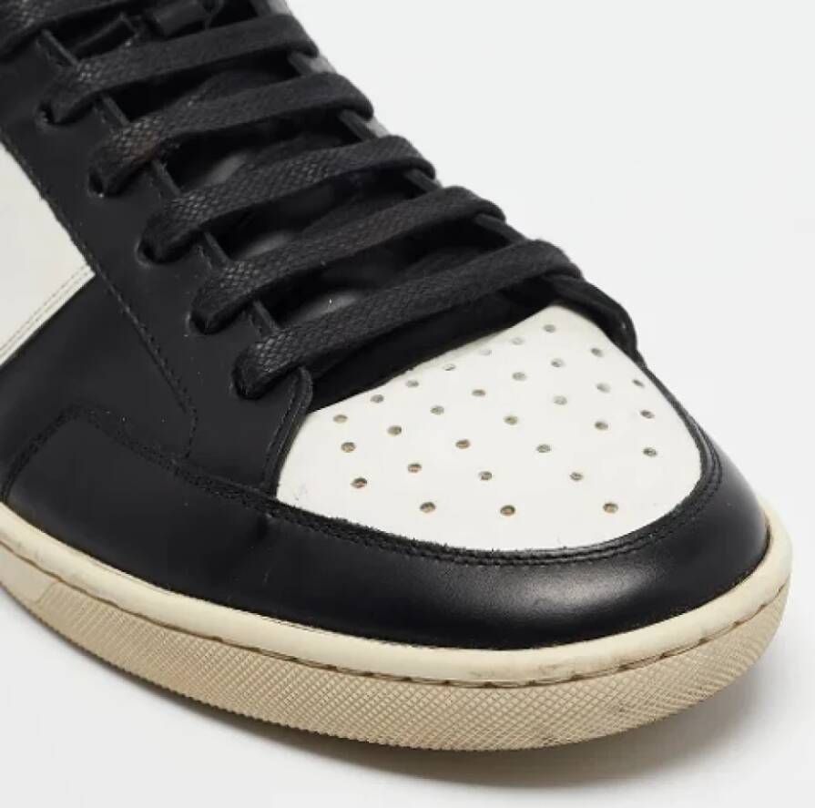 Yves Saint Laurent Vintage Pre-owned Leather sneakers Black Heren