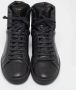 Yves Saint Laurent Vintage Pre-owned Leather sneakers Black Heren - Thumbnail 3