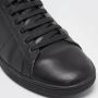 Yves Saint Laurent Vintage Pre-owned Leather sneakers Black Heren - Thumbnail 7