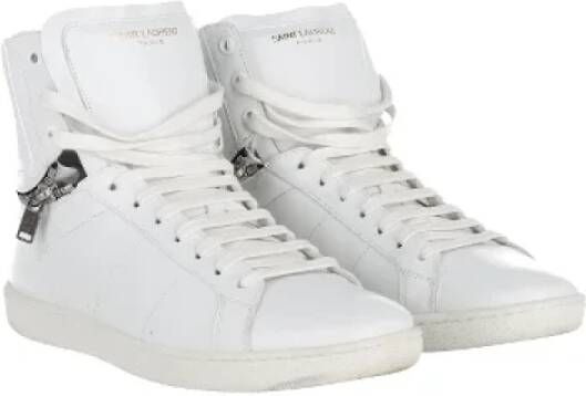 Yves Saint Laurent Vintage Pre-owned Leather sneakers White Heren