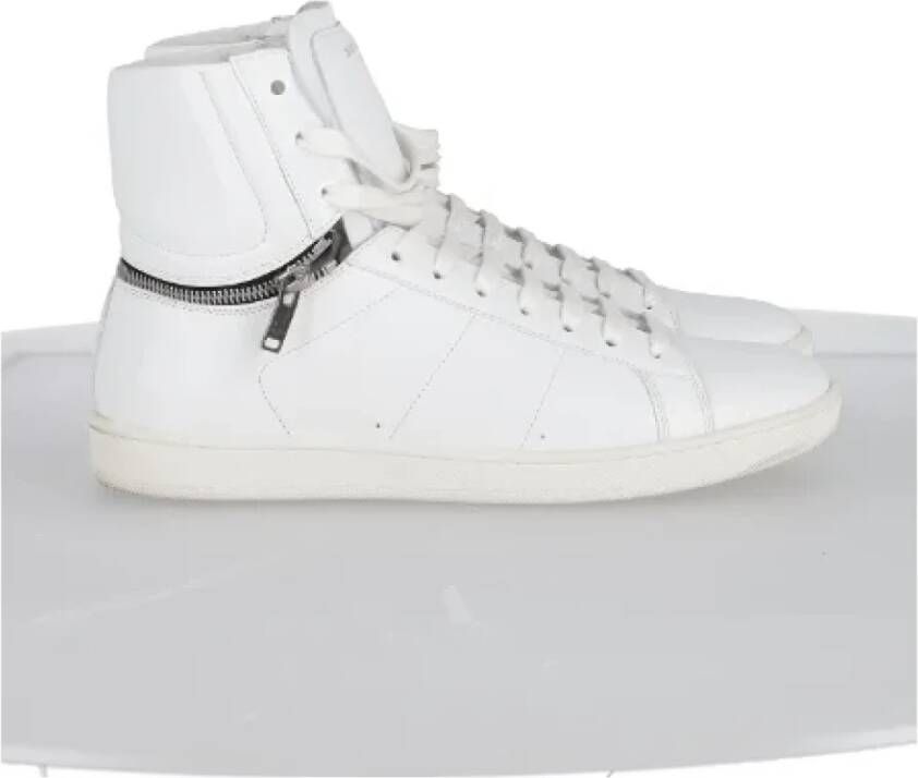 Yves Saint Laurent Vintage Pre-owned Leather sneakers White Heren