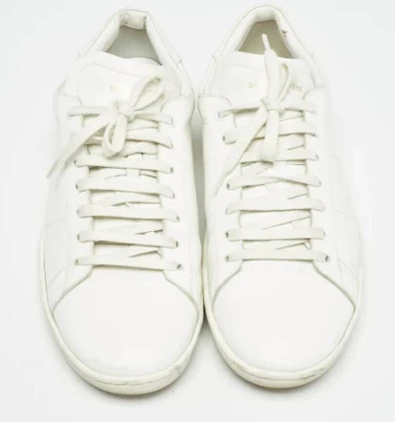 Yves Saint Laurent Vintage Pre-owned Leather sneakers White Heren