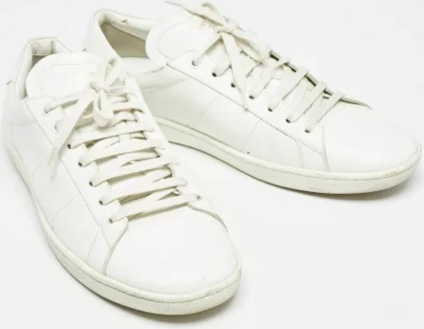 Yves Saint Laurent Vintage Pre-owned Leather sneakers White Heren