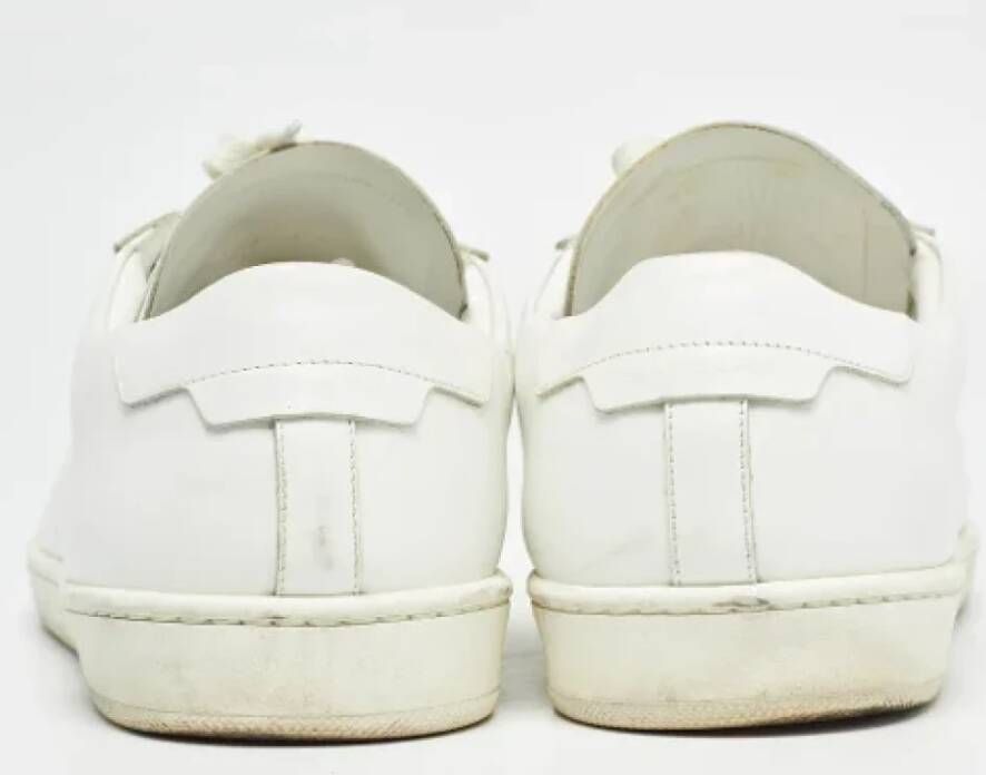 Yves Saint Laurent Vintage Pre-owned Leather sneakers White Heren