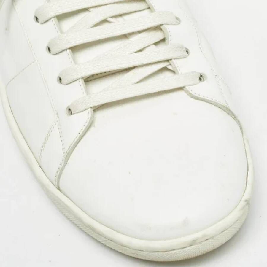 Yves Saint Laurent Vintage Pre-owned Leather sneakers White Heren