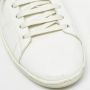 Yves Saint Laurent Vintage Pre-owned Leather sneakers White Heren - Thumbnail 7