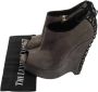 Yves Saint Laurent Vintage Pre-owned Suede boots Gray Dames - Thumbnail 7