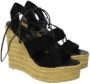 Yves Saint Laurent Vintage Pre-owned Suede heels Black Dames - Thumbnail 3