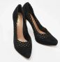 Yves Saint Laurent Vintage Pre-owned Suede heels Black Dames - Thumbnail 4