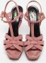 Yves Saint Laurent Vintage Pre-owned Suede heels Pink Dames - Thumbnail 3