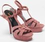 Yves Saint Laurent Vintage Pre-owned Suede heels Pink Dames - Thumbnail 4