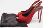 Yves Saint Laurent Vintage Pre-owned Suede heels Red Dames - Thumbnail 9