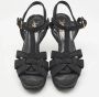 Yves Saint Laurent Vintage Pre-owned Suede sandals Black Dames - Thumbnail 3