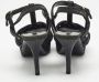 Yves Saint Laurent Vintage Pre-owned Suede sandals Black Dames - Thumbnail 5