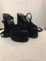 Yves Saint Laurent Vintage Pre-owned Suede sandals Black Dames - Thumbnail 4