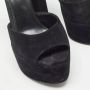 Yves Saint Laurent Vintage Pre-owned Suede sandals Black Dames - Thumbnail 7