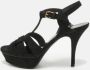 Yves Saint Laurent Vintage Pre-owned Suede sandals Black Dames - Thumbnail 2