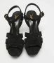 Yves Saint Laurent Vintage Pre-owned Suede sandals Black Dames - Thumbnail 3