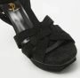 Yves Saint Laurent Vintage Pre-owned Suede sandals Black Dames - Thumbnail 7