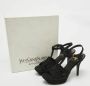 Yves Saint Laurent Vintage Pre-owned Suede sandals Black Dames - Thumbnail 9